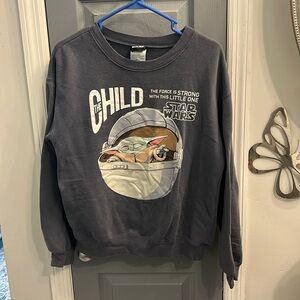 Baby Yoda sweater size Medium women’s